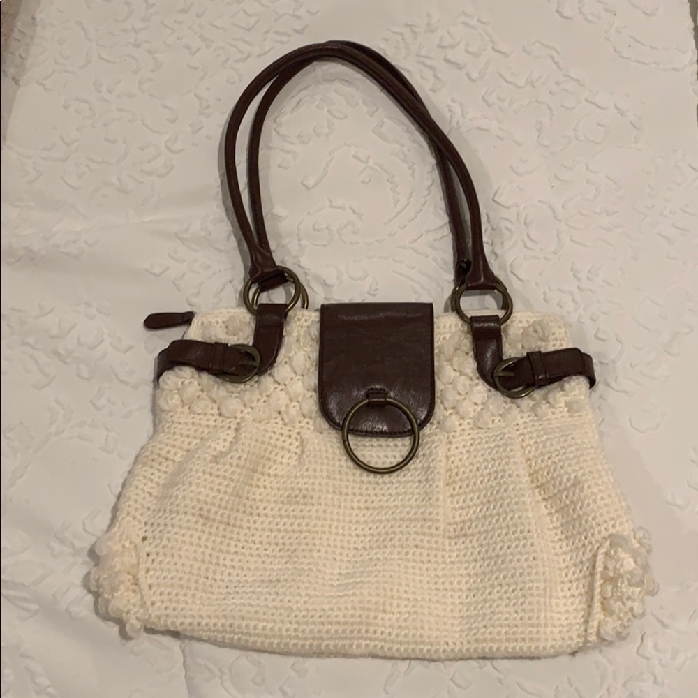 Knit handbag